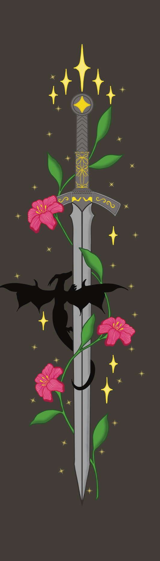 Whimsical fantasy bookmark⚜️