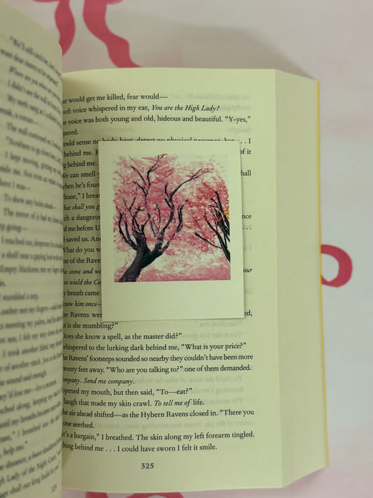 Cherry Blossom Polaroid Art Print