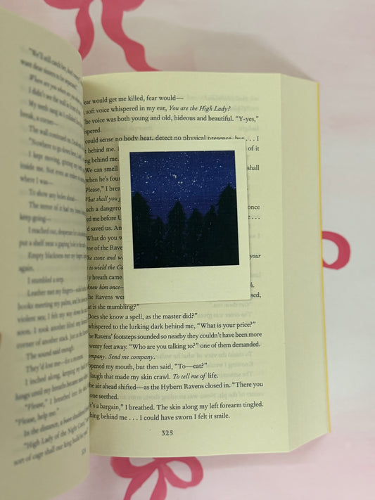 Night Stars Polaroid Art Print