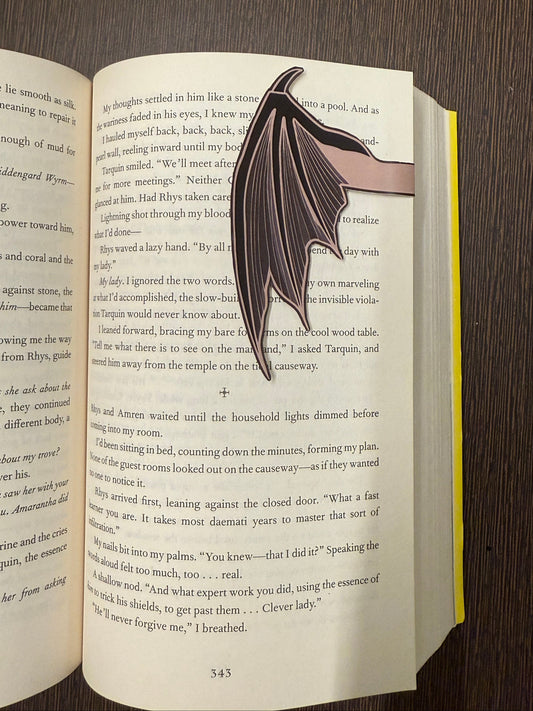 Wings magnetic bookmark