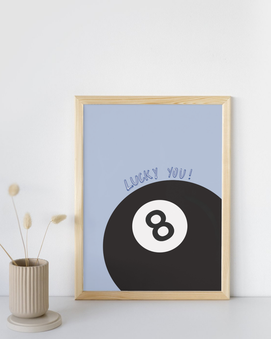 8 Ball🎱 Art print